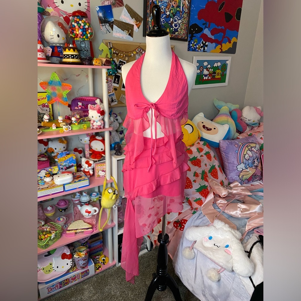 NWT Generation Kiss Dolls Kill Skirt and Top Set Barbie Pink and Sexy Hot BAM